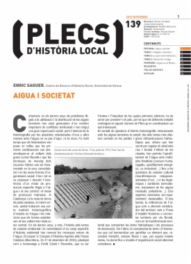 Plecs d'història local. Número 139