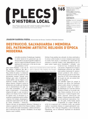 Plecs d'història local. Número 165