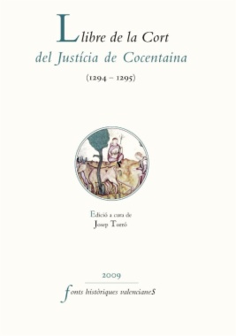 Llibre de la Cort del Justícia de Cocentaina (1294-1295)